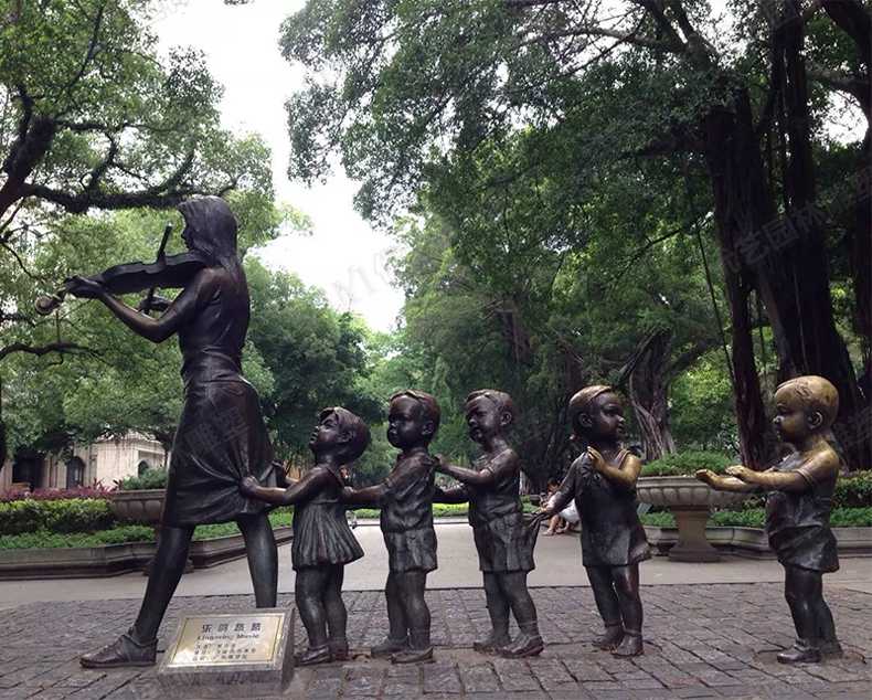 銅人物雕塑，銅小孩雕塑