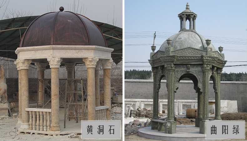 歐式景觀亭子，石雕大理石亭子，河北涼亭廠家
