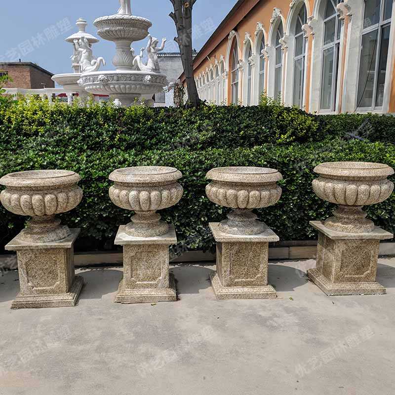 石材花盆，花崗巖花盆