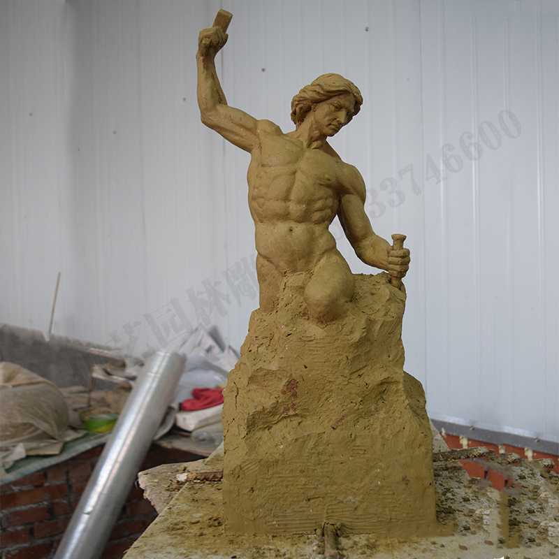 自我雕刻，雕刻自我，自我雕刻雕塑