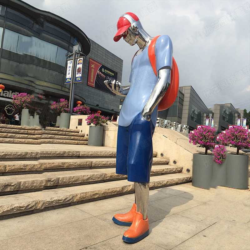 不銹鋼人物雕塑，不銹鋼雕塑工廠