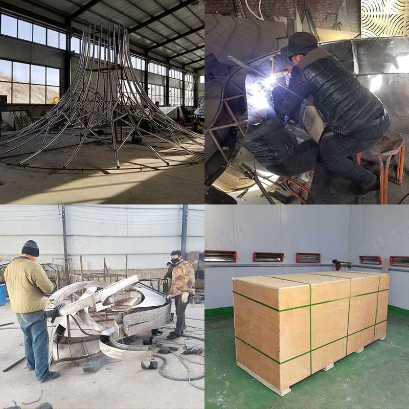 不銹鋼雕塑廠家，景觀雕塑定制