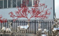 不銹鋼鹿雕塑都哪些美好的寓意？